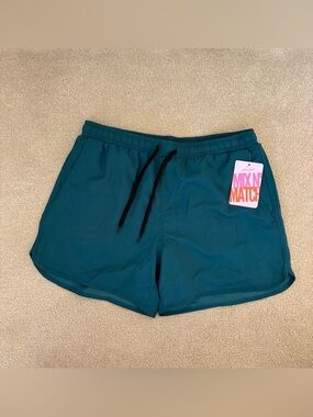 Kortni Jeane Teal Men’s Swim Shorts